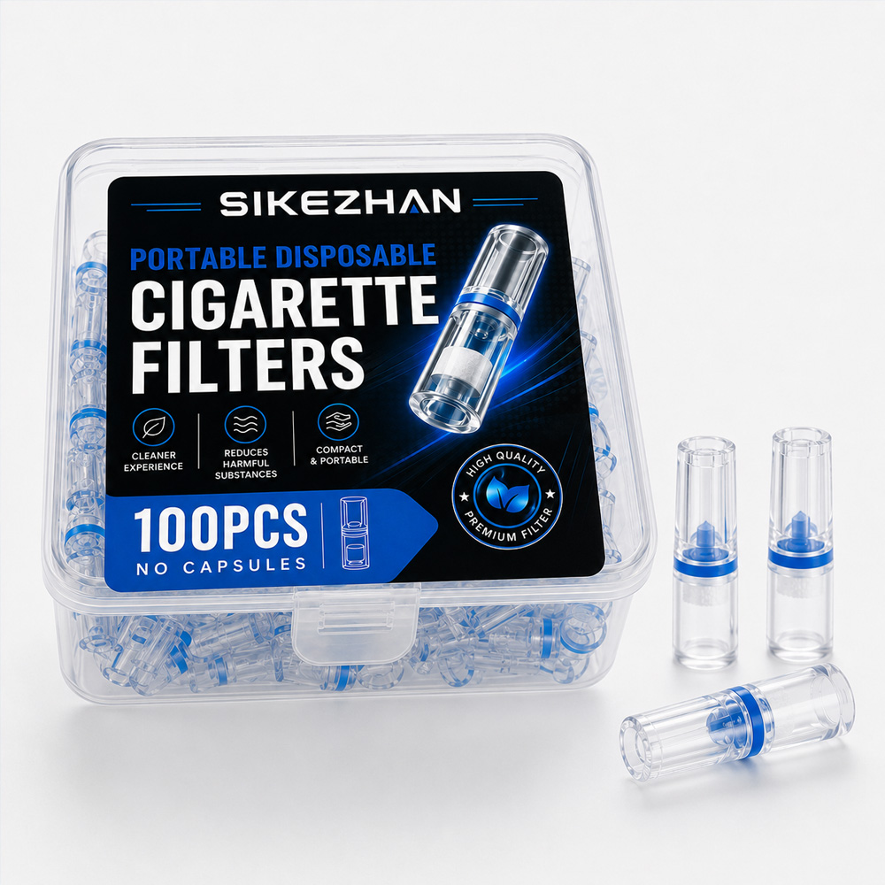 Travel Accessories Us - 100Pcs Portable Disposable Mouthpiece Filter Tips