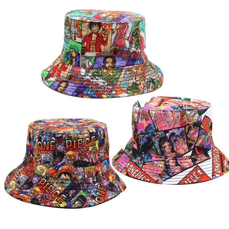 Travel Accessories For Japan - Cute cartoon pirate print bucket hat