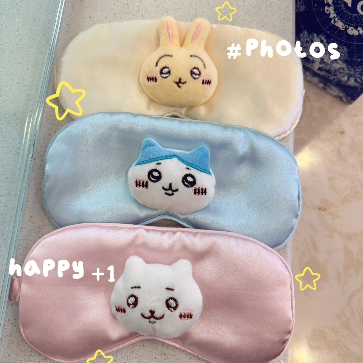 Travel Accessories Cute - Kawaii Ckw Sleep Mask Soft Satin