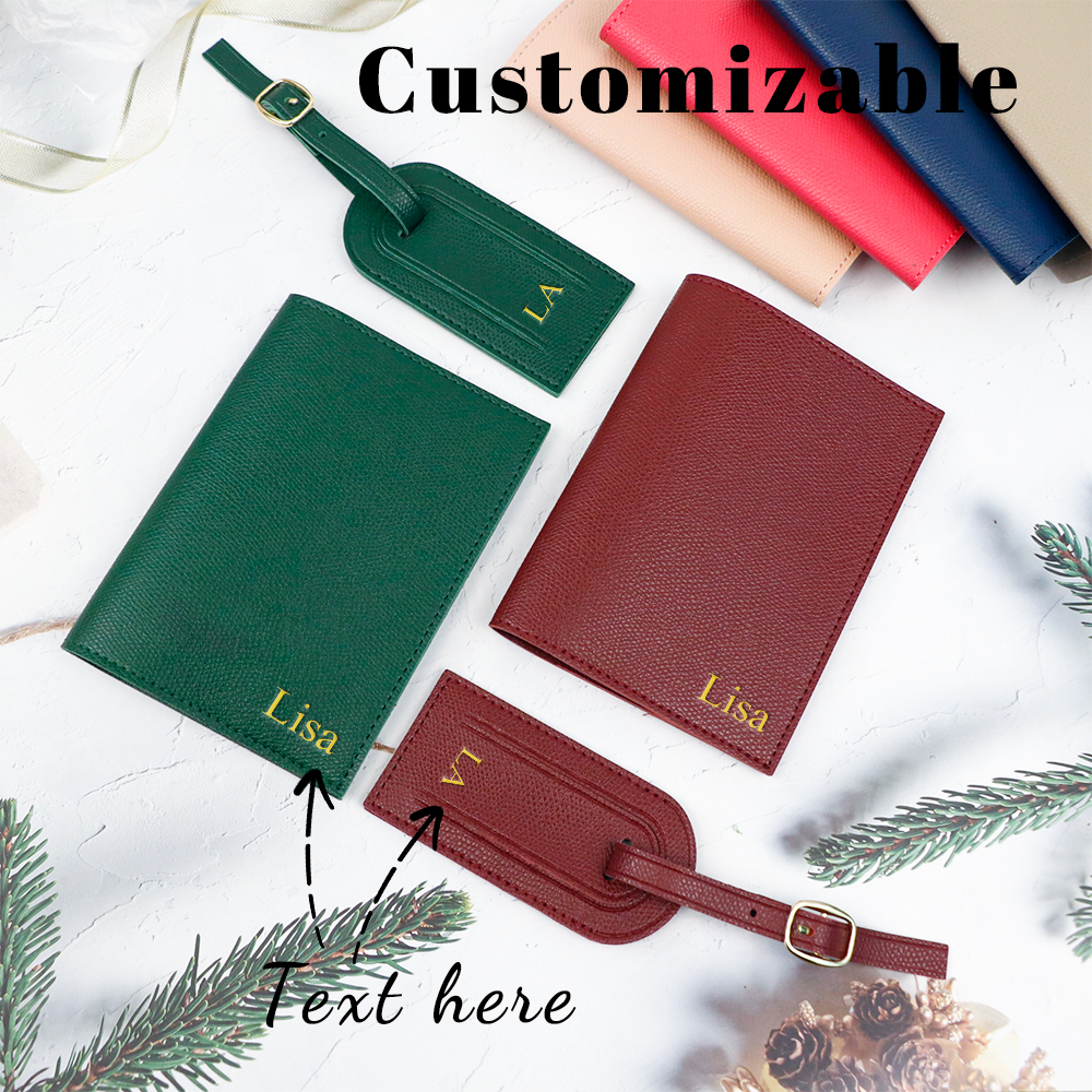 Travel Accessories In Bulk - Customized letter pu leather anti-loss luggage