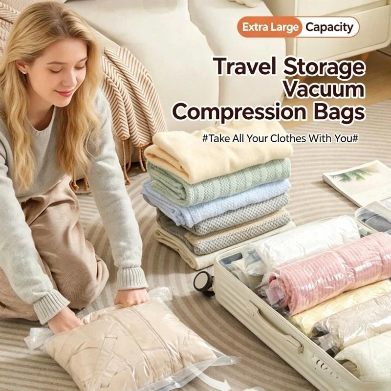 Travel Accessories You Need - Roll Up Space Saver Travel Storage