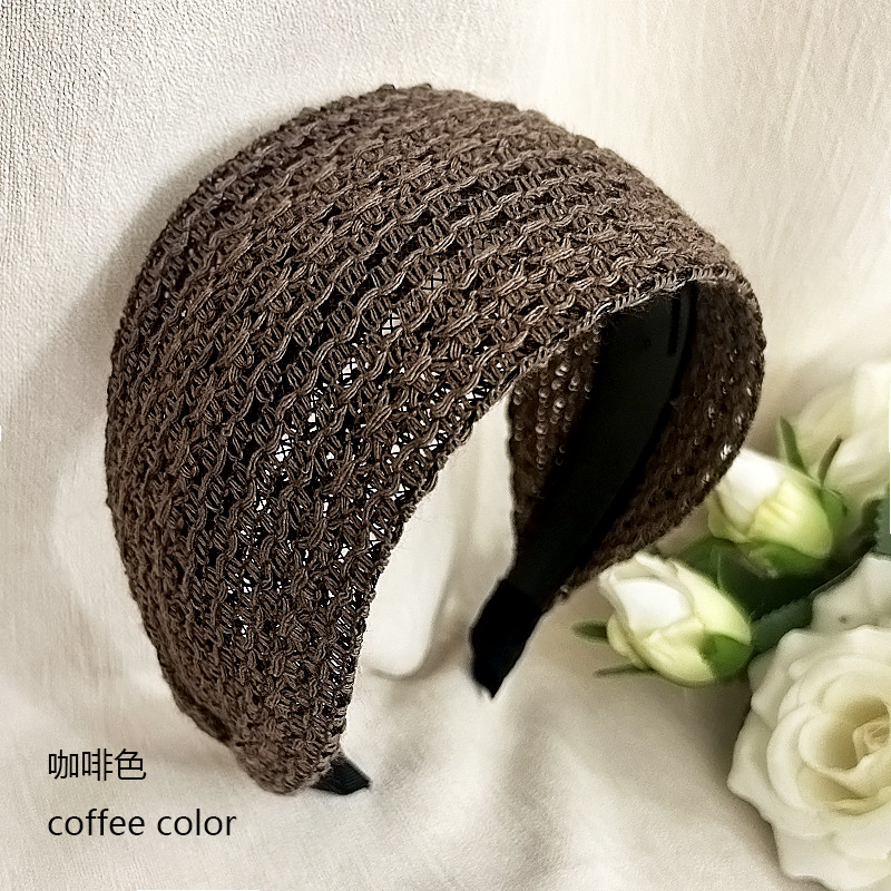 Travel Accessories For Elderly - 8 Cm Wide-brimmed Headband New Non-slip