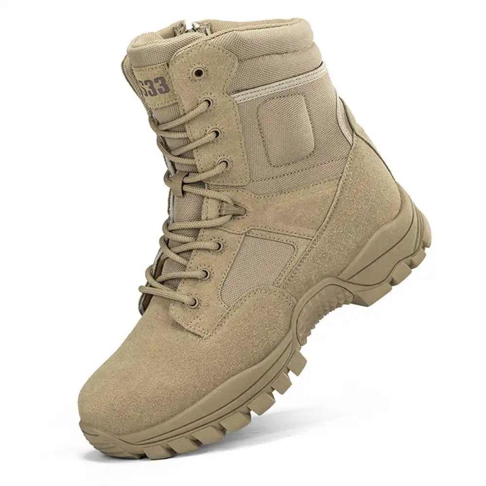 Travel Accessories For Young Men - Nonslip Genuine Leather Hiking Boots Designer