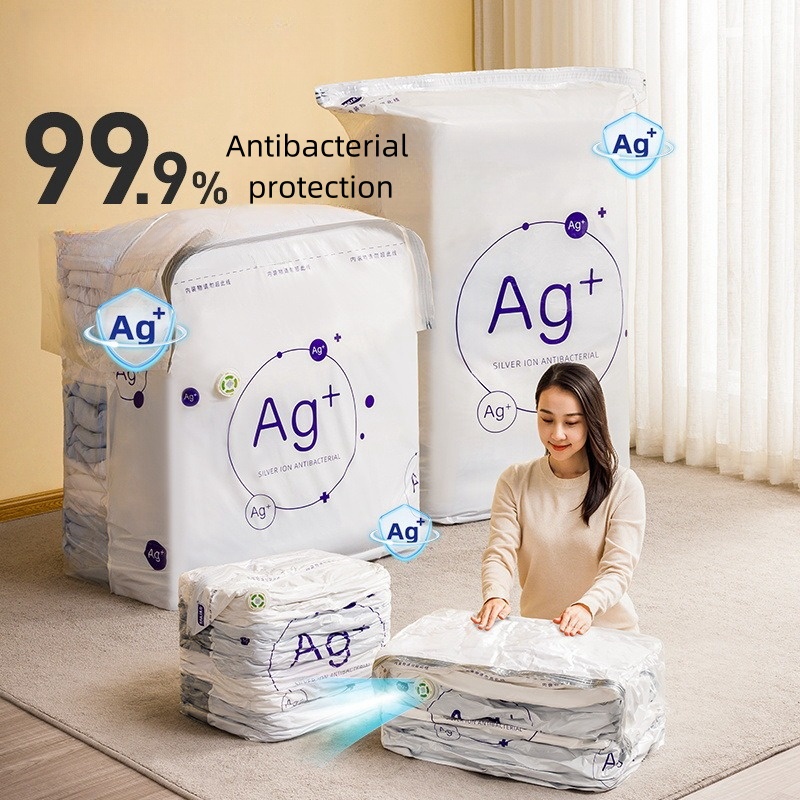 Travel Accessories You Need - Antibacterial Vacuum Bags No Need Pump