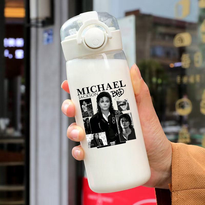 Portable Travel Kettle - 400ml Vintage Michael Jackson Graphic Plastic