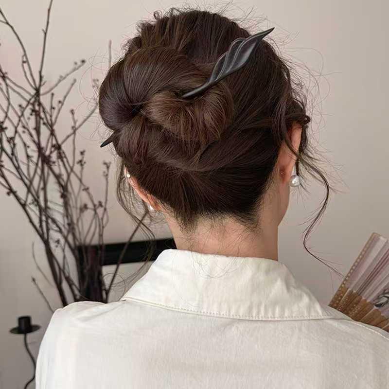 Travel Accessories High End - Wooden Hairp Exquisite Carving Hairpin Ancient