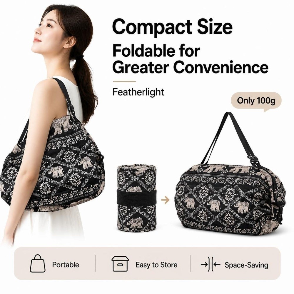 Travel Accessories Market - Japanese Large Capacity Shopping Bag with