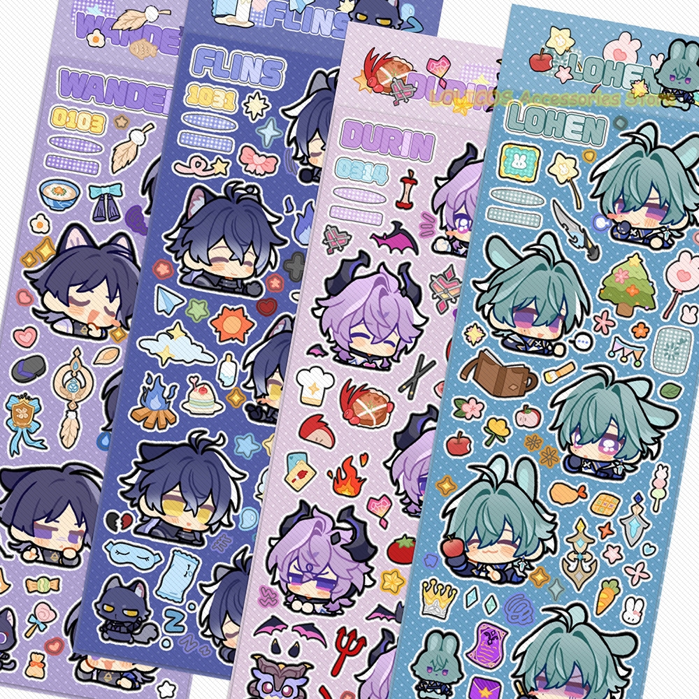 Sticker Luggage Decorative - Lohen Durin Balladeer Flins Anime Genshin