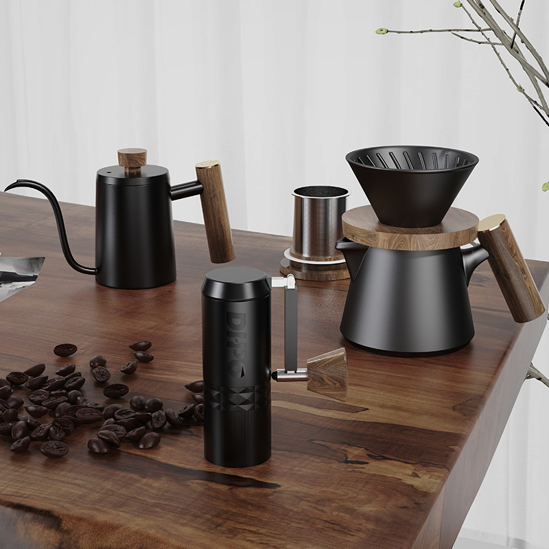 Portable Travel Kettle - DHPO Luxury Coffee Kit Set with