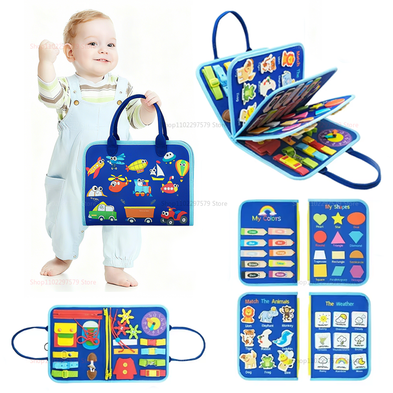 Travel Accessories Market - Toddler Busy Board for Montessori Sensory