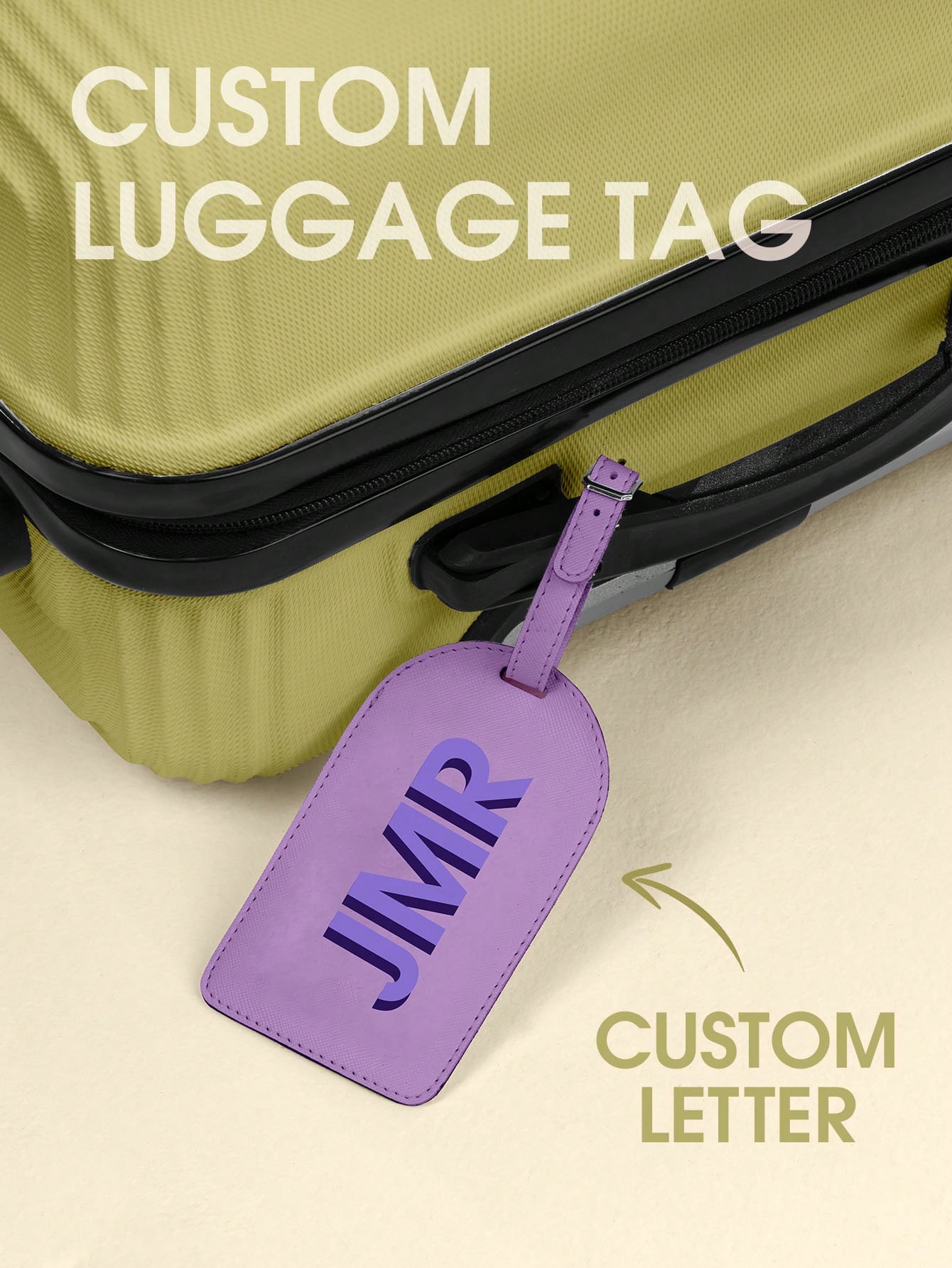Personalized Initial Luggage T - Travel Accessories Bag For Men recension och pris