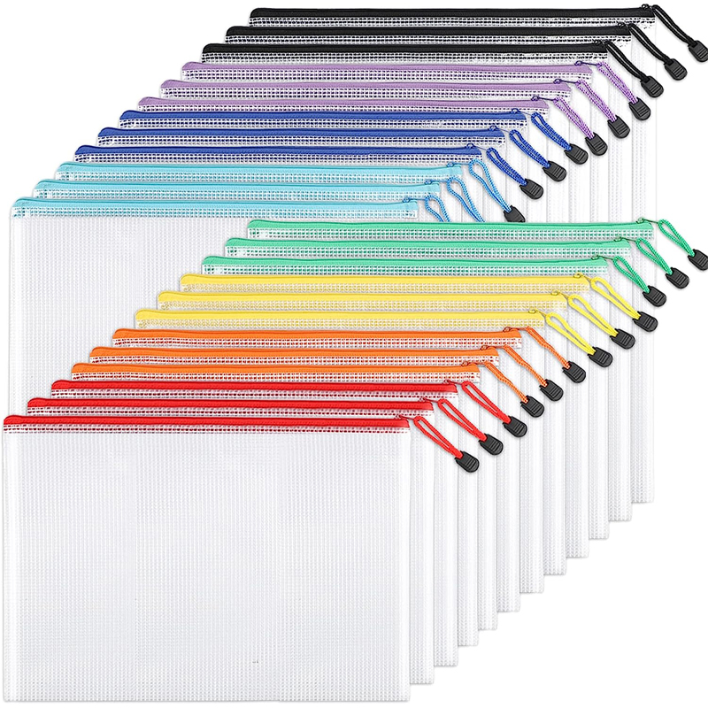 Mesh Zipper Storage Bag Docume - Travel Ziplock Bags recension och pris