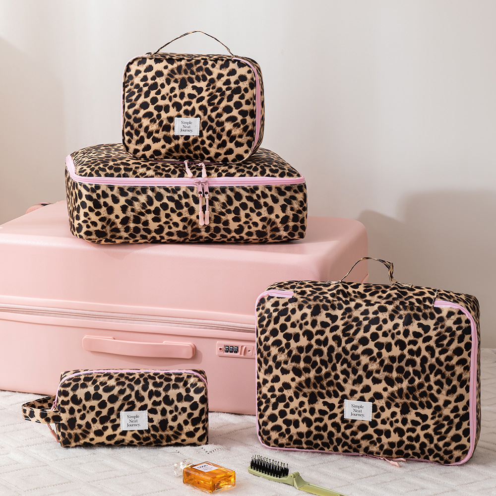 Leopard Makeup Bag Toiletry Cl - Travel Accessories Toiletry Bag recension och pris
