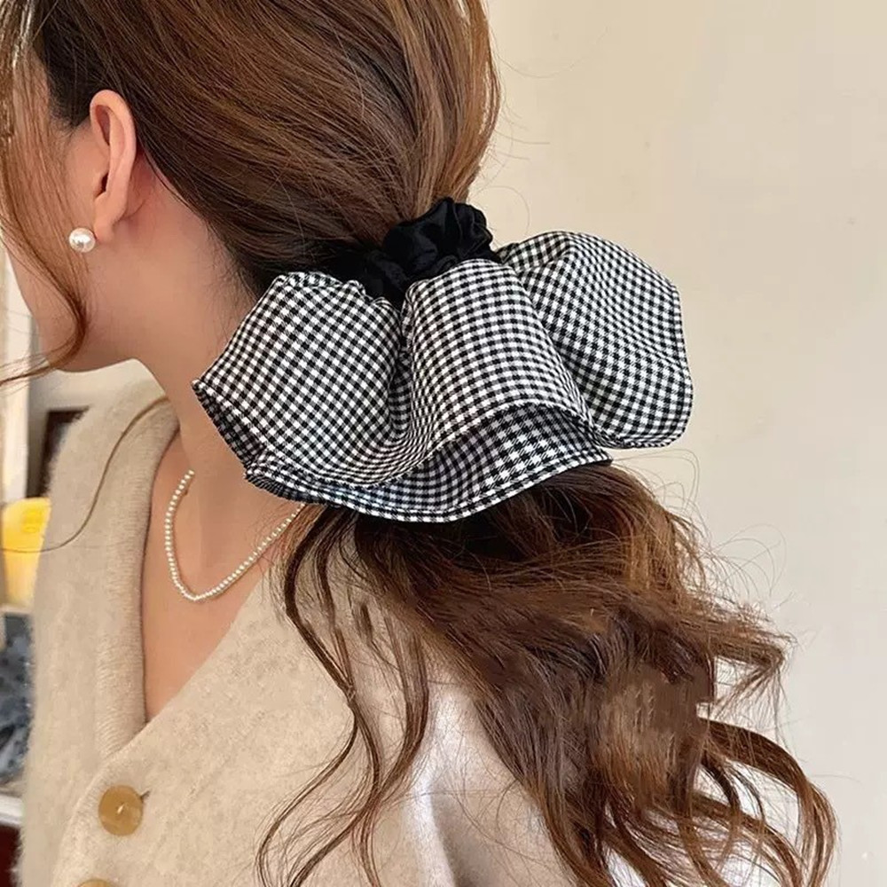 Extra Large Plaid Hair Ties El - Travel Accessories High End recension och pris
