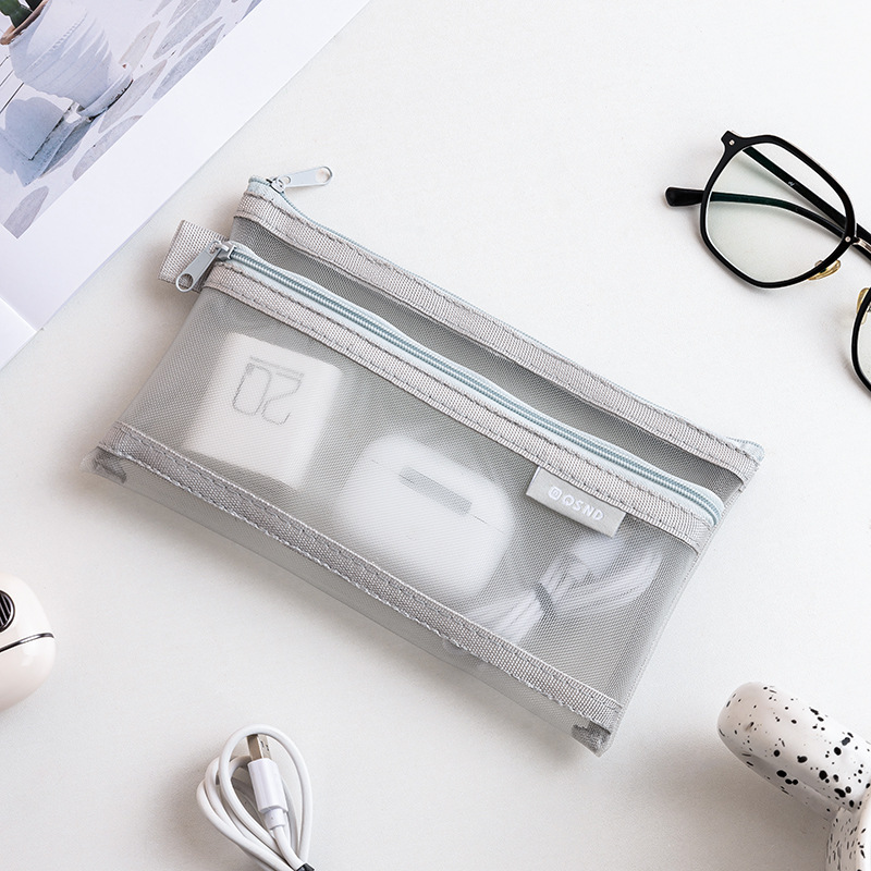 Transparent mesh data cable st - Cable Organizer Travel recension och pris