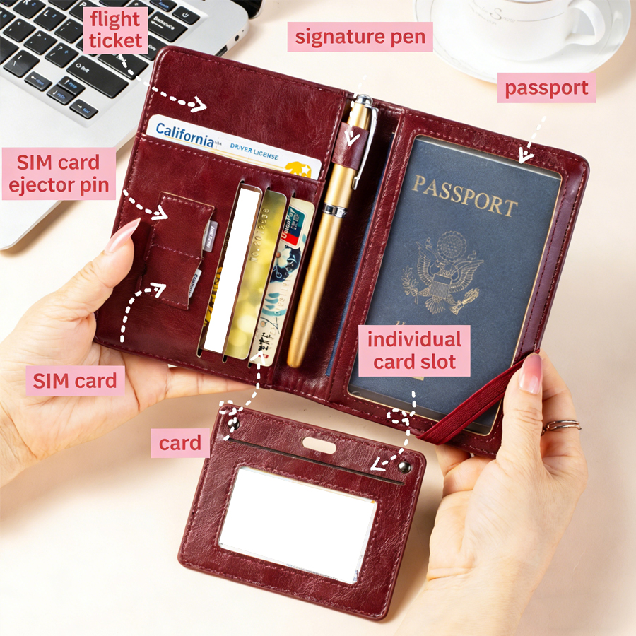 Passport Holder and Wallet in  - Travel Accessories In Bulk recension och pris