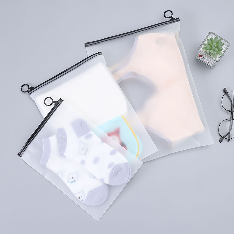 500Pcs/Lot Frosted Zipper Bag  - Travel Ziplock Bags recension och pris