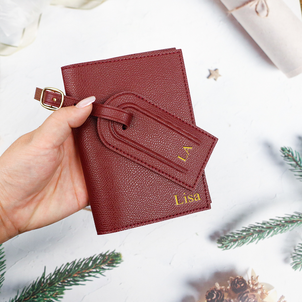 Customized letter pu leather a - Travel Accessories In Bulk recension och pris