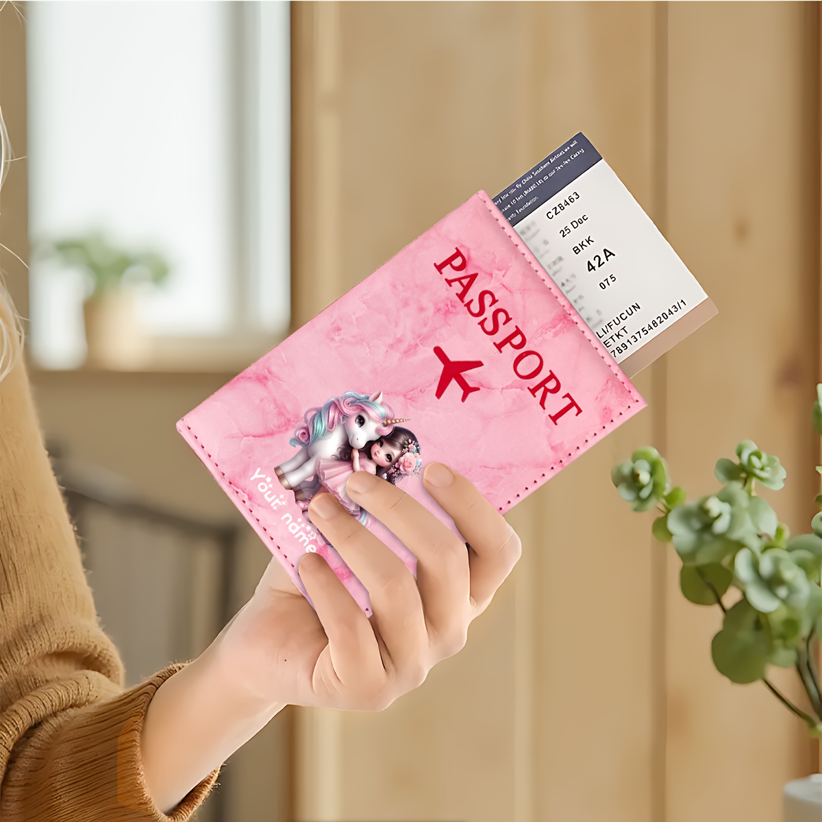Unicorn Girl Pattern PU Passpo - Travel Accessories In Bulk recension och pris