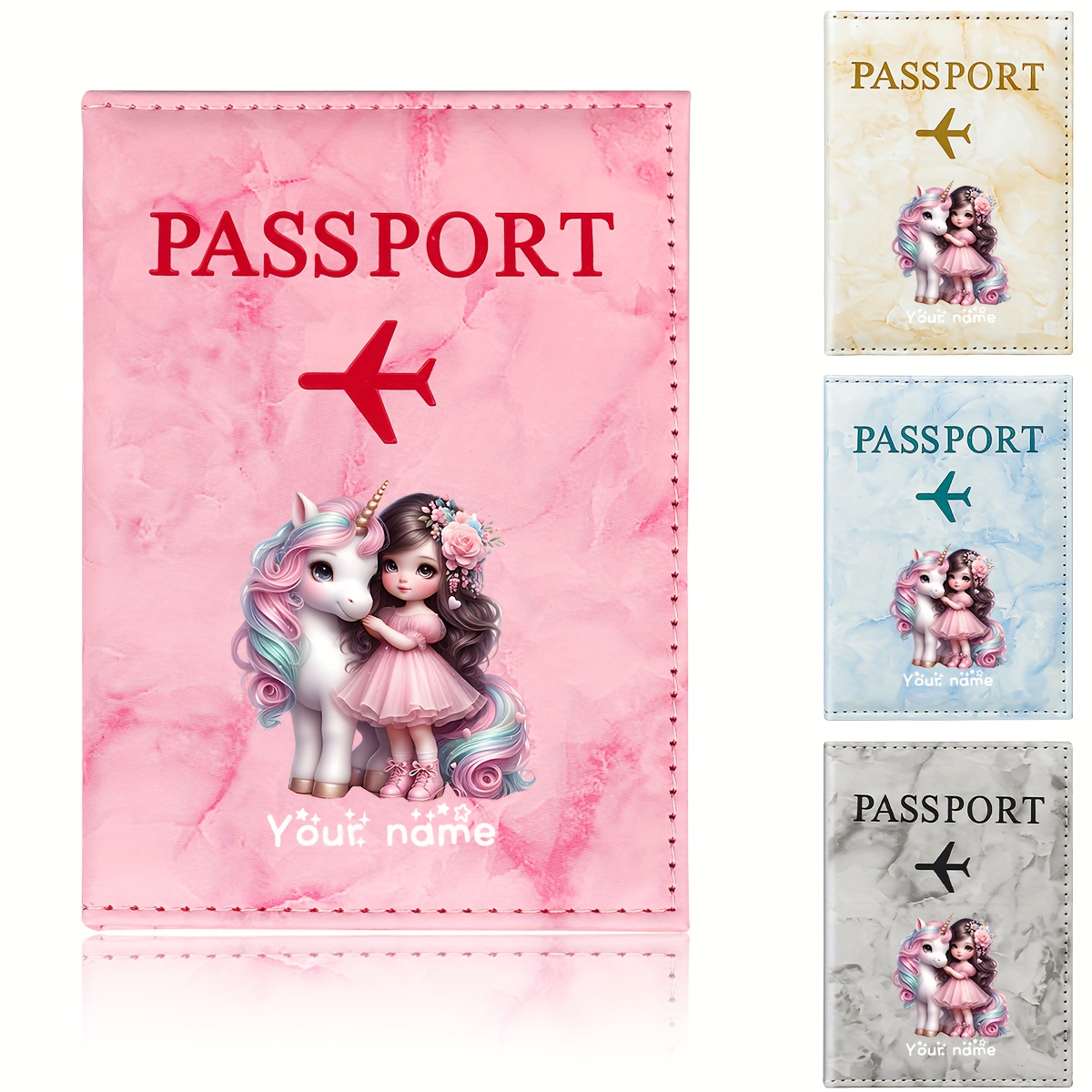 Unicorn Girl Pattern PU Passpo - Travel Accessories In Bulk recension och pris