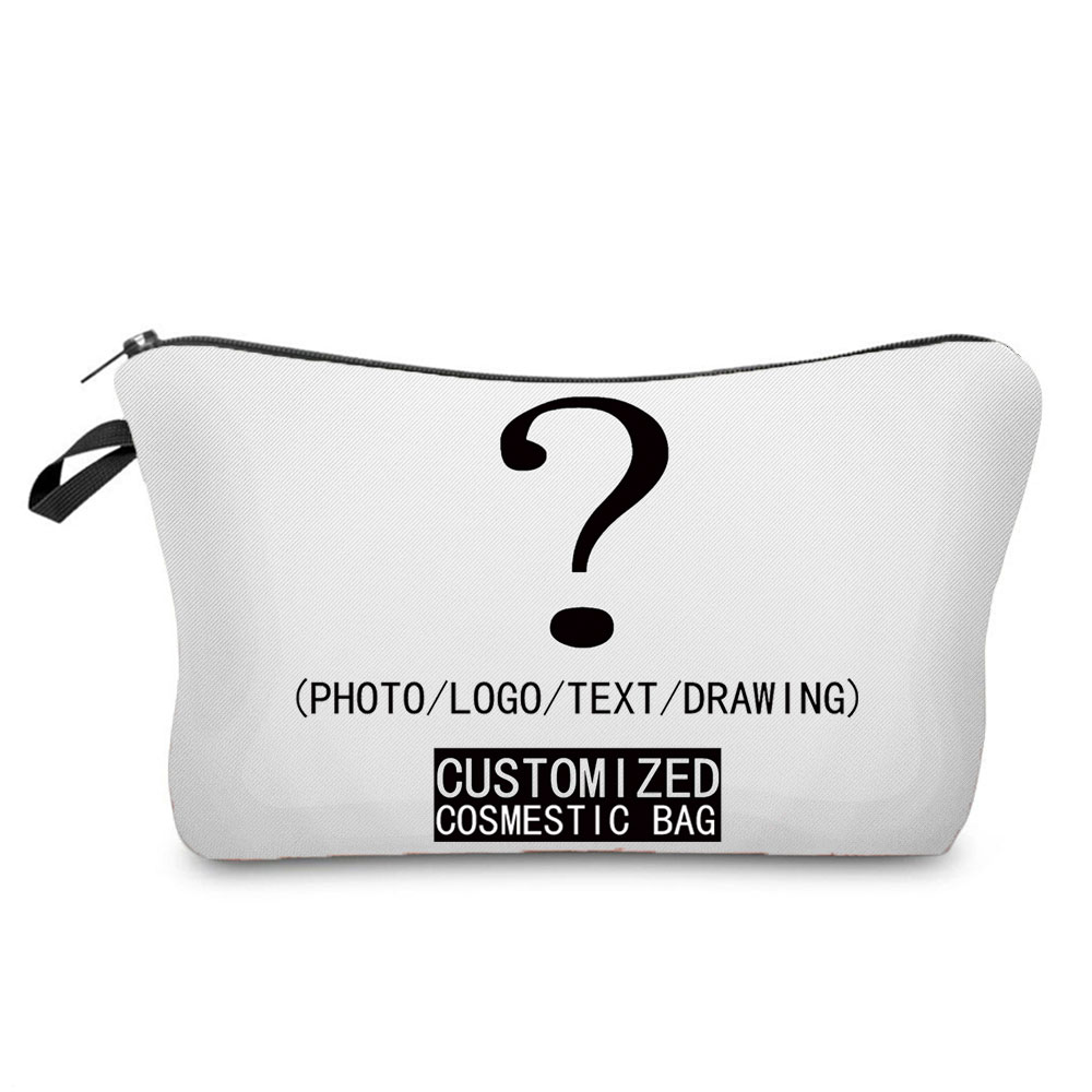 Personal Custom DIY Logo Makeu - Travel Accessories Toiletry Bag recension och pris