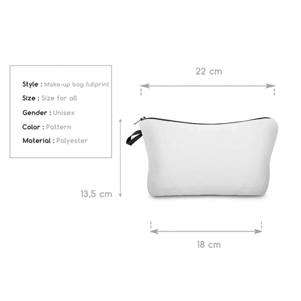 Personal Custom DIY Logo Makeu - Travel Accessories Toiletry Bag recension och pris
