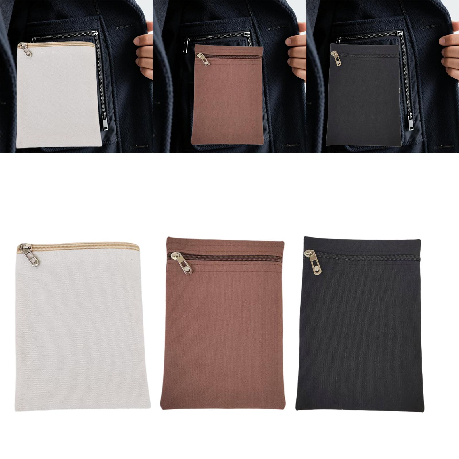 Canvas Inside Pocket Zipper Gu - Travel Accessories Guide recension och pris
