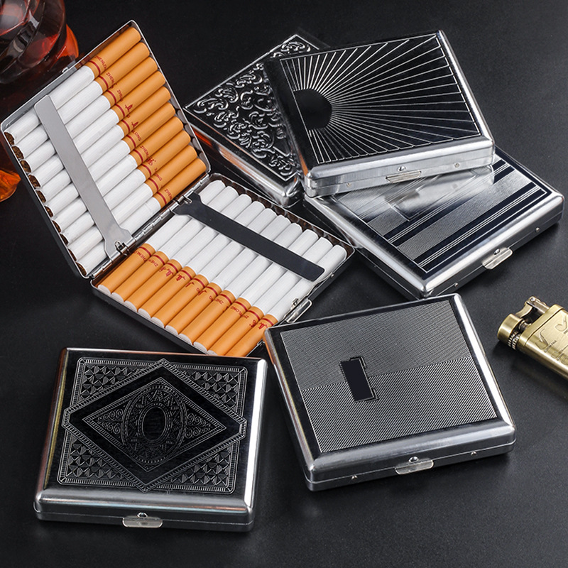 Portable Metal Cigarette Case  - Travel Accessories Us recension och pris