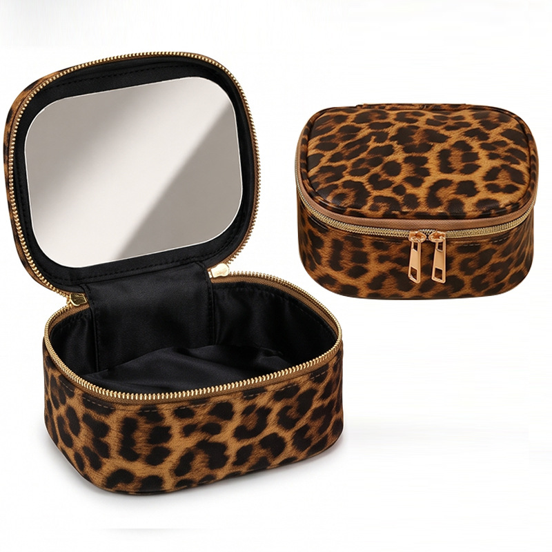 2026 New Makeup Bag with Mirro - Travel Accessories Toiletry Bag recension och pris