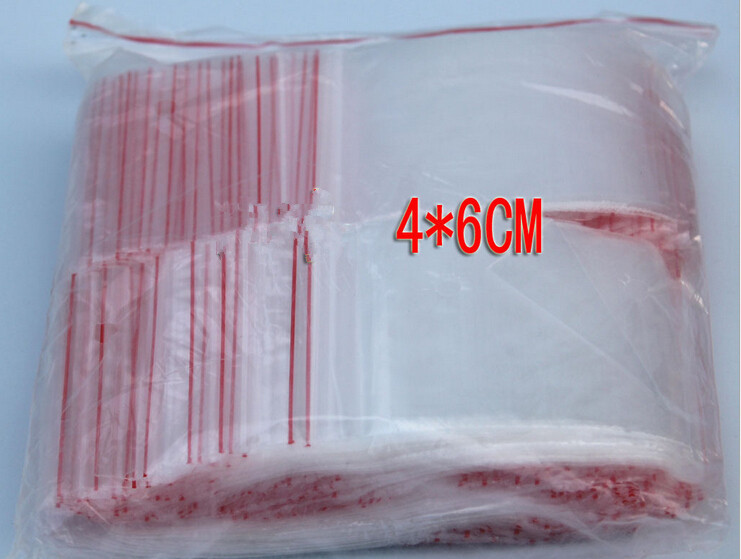 1000pcs 4x6cm pe transparent t - Travel Ziplock Bags recension och pris
