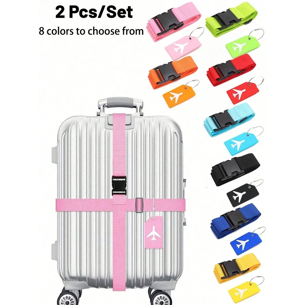Luggage Strap Set with Luggage - Travel Accessories In Bulk recension och pris