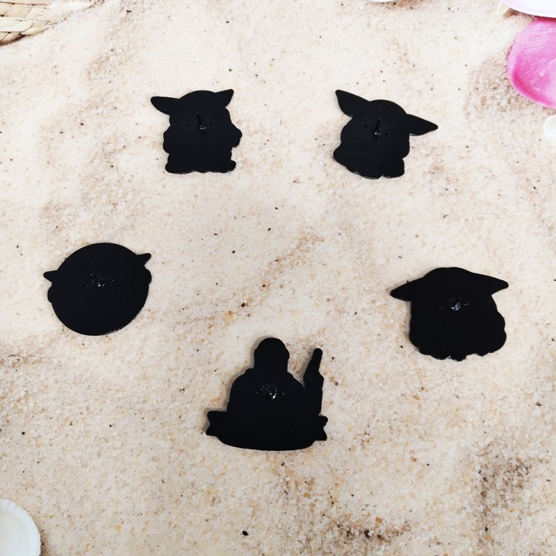 5pcs Cute cartoon Yoda badge s - Travel Accessories Cute recension och pris