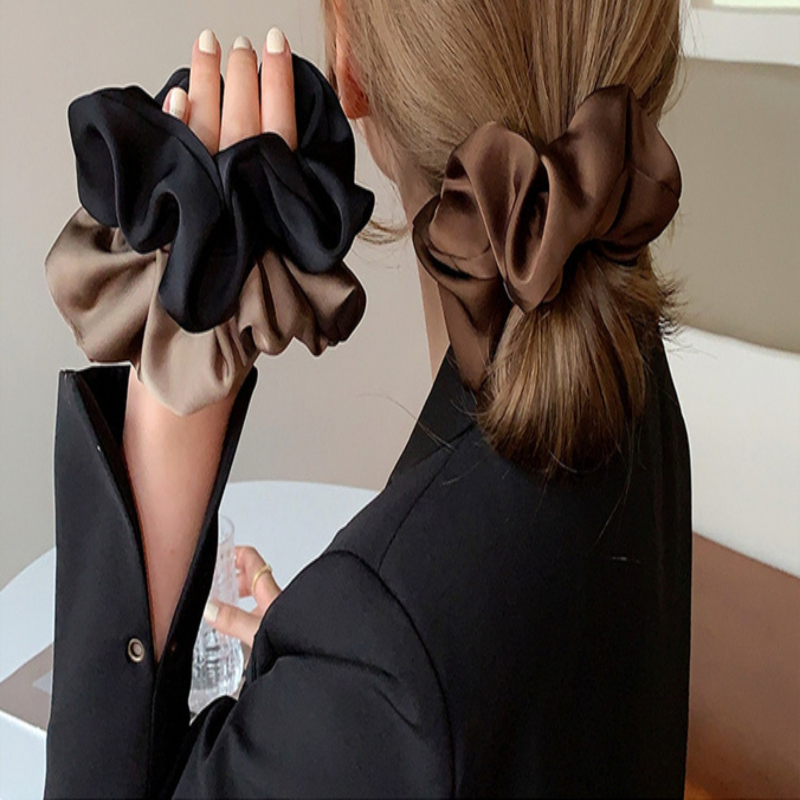 3Pcs Luxury Satin Hair Scrunch - Travel Accessories For Elderly recension och pris