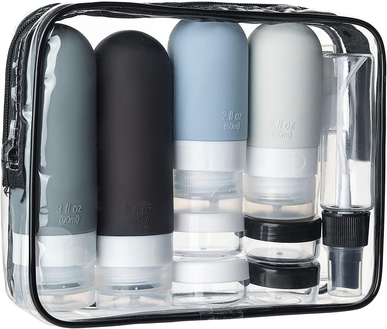 16Pcs Travel Containers Leak-P - Travel Accessories Toiletry Bag recension och pris