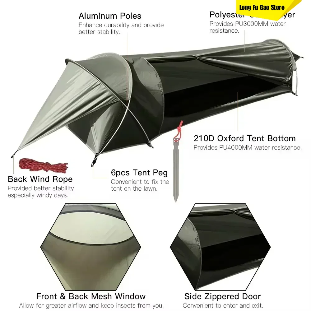 New Ultralight Single Person T - Travel Accessories You Need recension och pris
