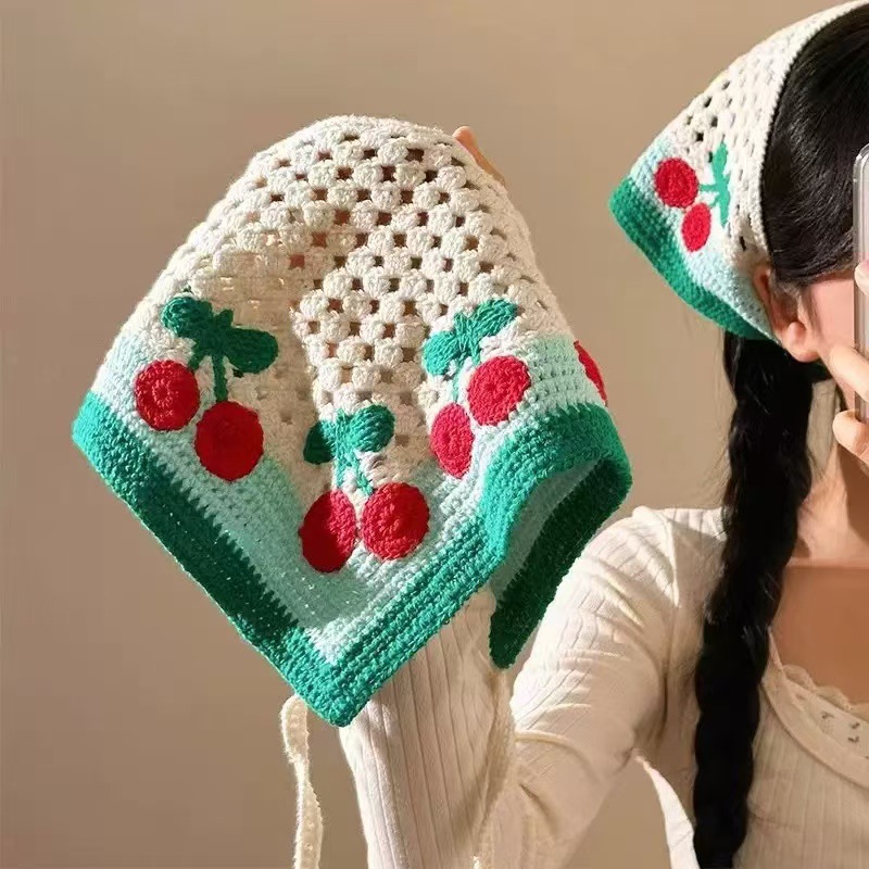Women Boho Crochet Head Scarf  - Travel Accessories For Elderly recension och pris