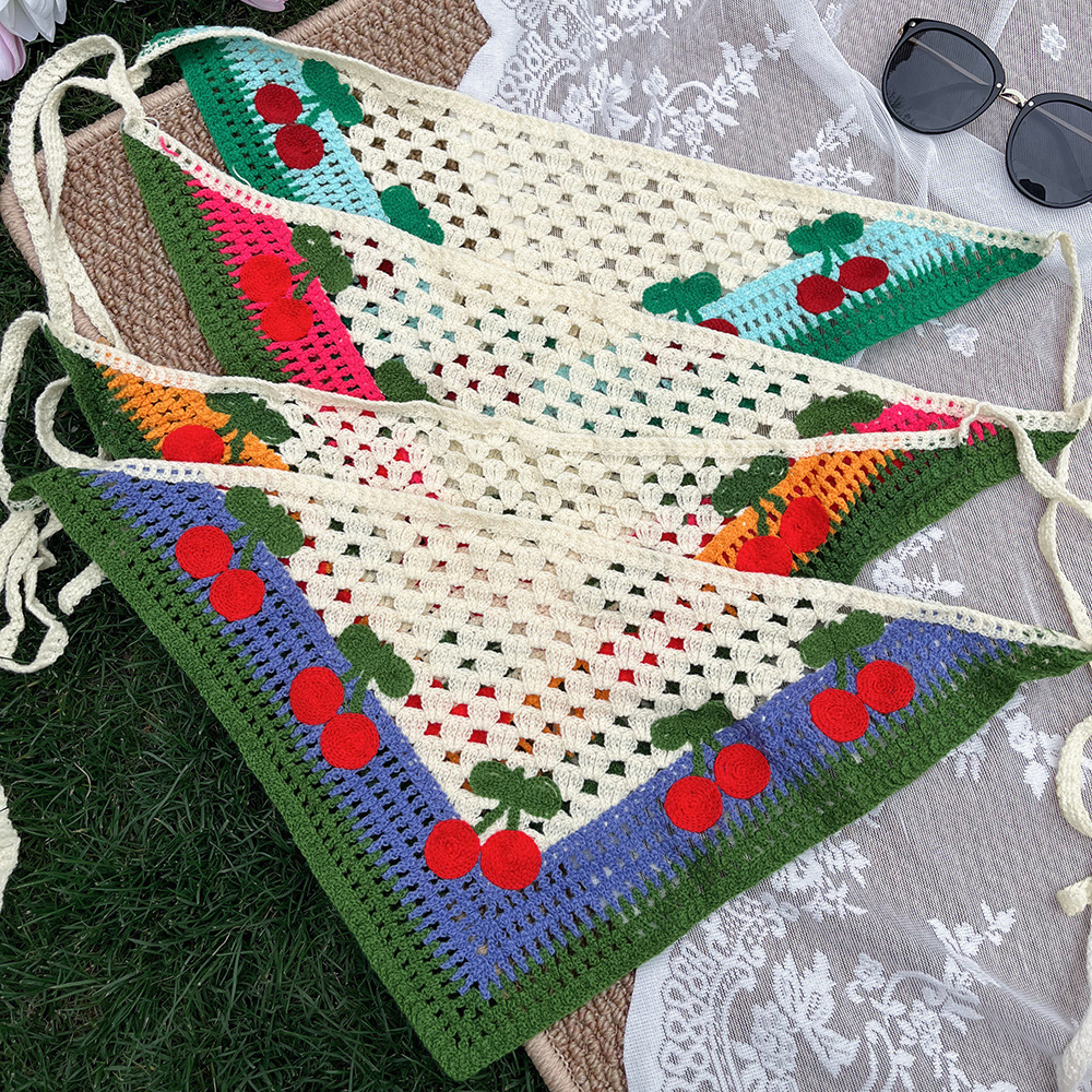 Women Boho Crochet Head Scarf  - Travel Accessories For Elderly recension och pris