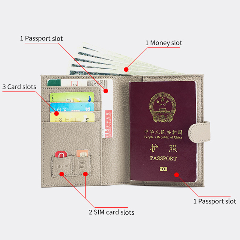 Genuine Cow Leather Passport H - Travel Accessories Bag For Men recension och pris