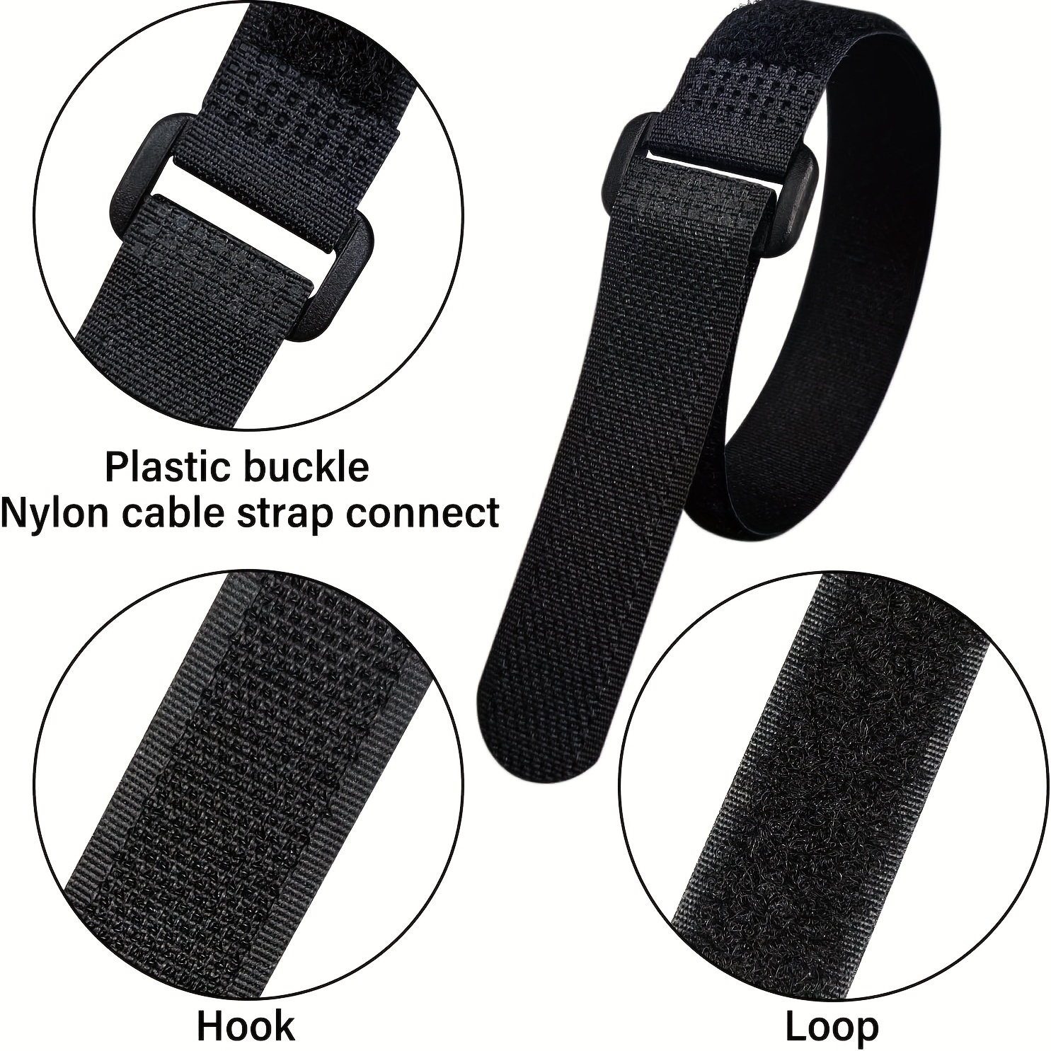 Velcros Straps Reusable Organi - Travel Accessories You Need recension och pris