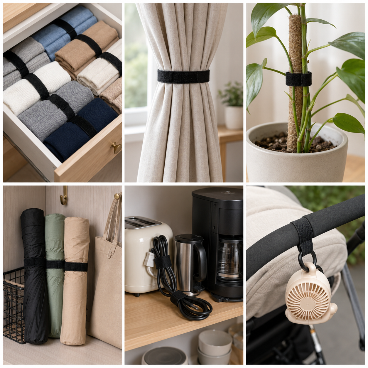 Velcros Straps Reusable Organi - Travel Accessories You Need recension och pris