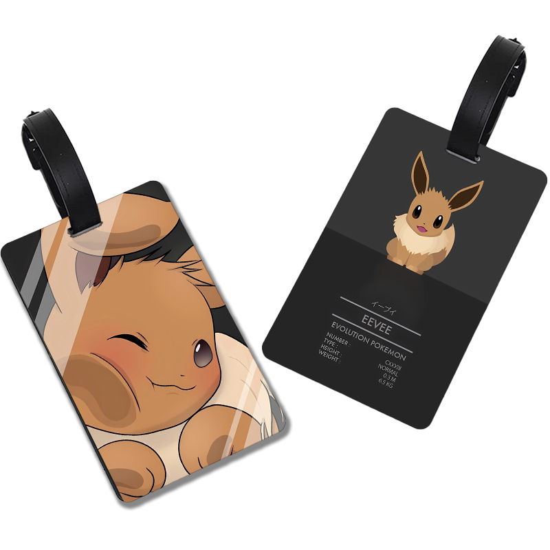 Pokemons Cartoon Luggage Tag K - Travel Accessories Bag For Men recension och pris