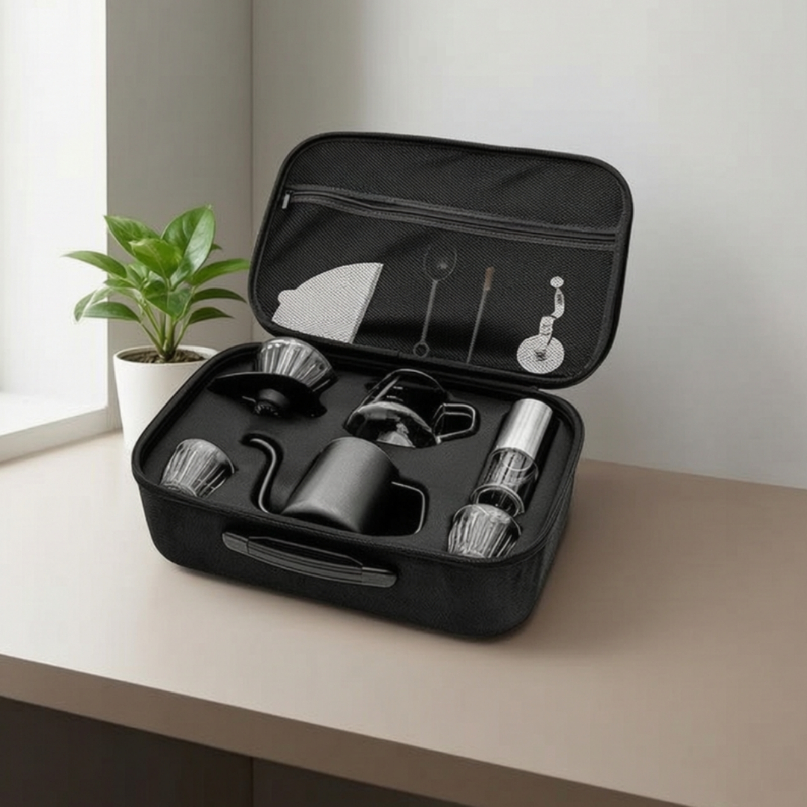 Travel Coffee Maker Kit Portab - Portable Travel Kettle recension och pris