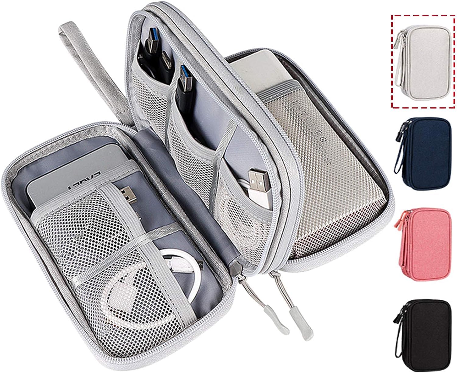 Travel Organizer Bag Cable Sto - Cable Organizer Travel recension och pris
