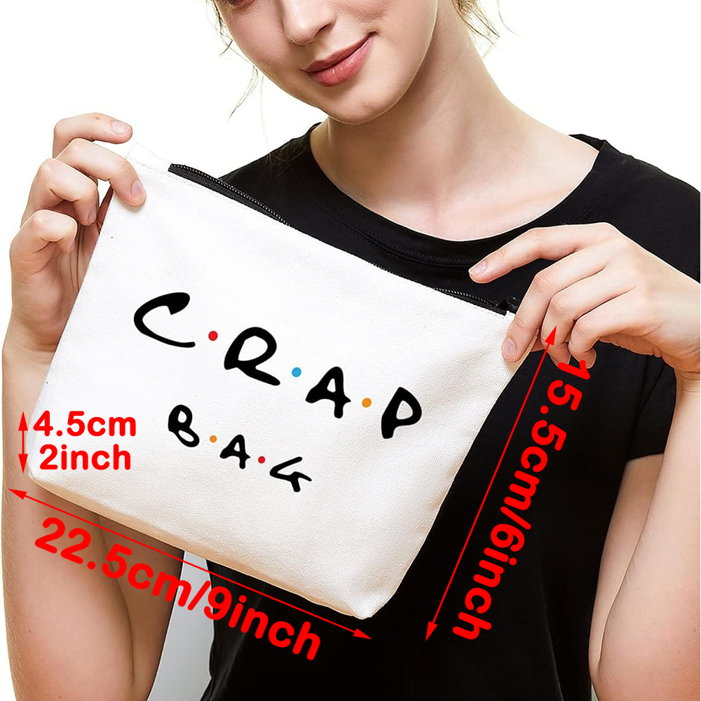 CRAP BAG Friends Funny Birthda - Travel Accessories Toiletry Bag recension och pris