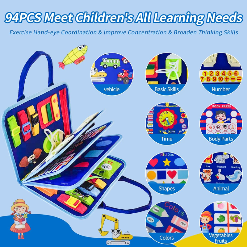 New Busy Board for Toddlers Se - Travel Accessories Market recension och pris