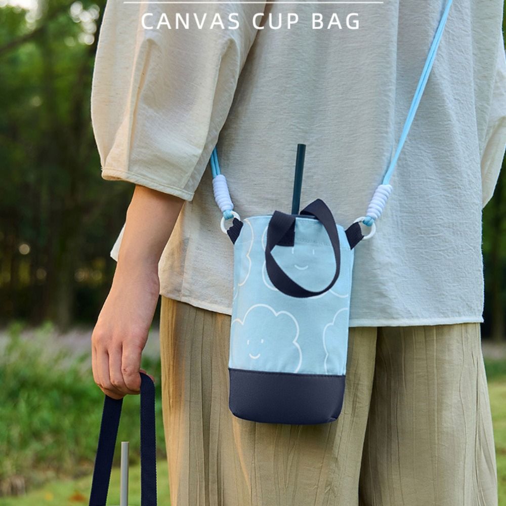Outdoor Canvas Cup Bag Printed - Travel Accessories Bottles recension och pris