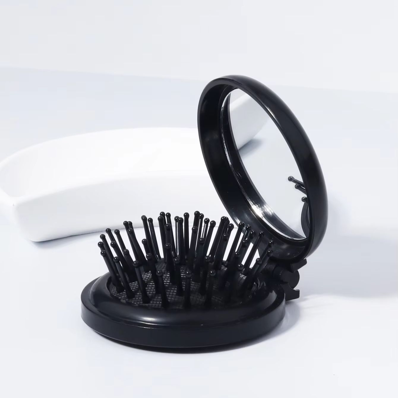 1pc portable folding hair brus - Travel Accessories For Elderly recension och pris