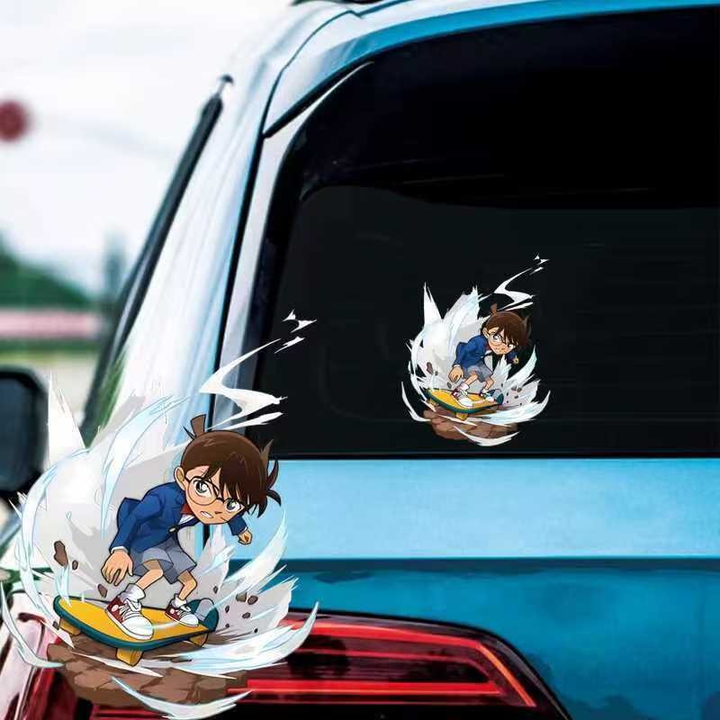 Detective Conan Cartoon Skateb - Sticker Luggage Decorative recension och pris