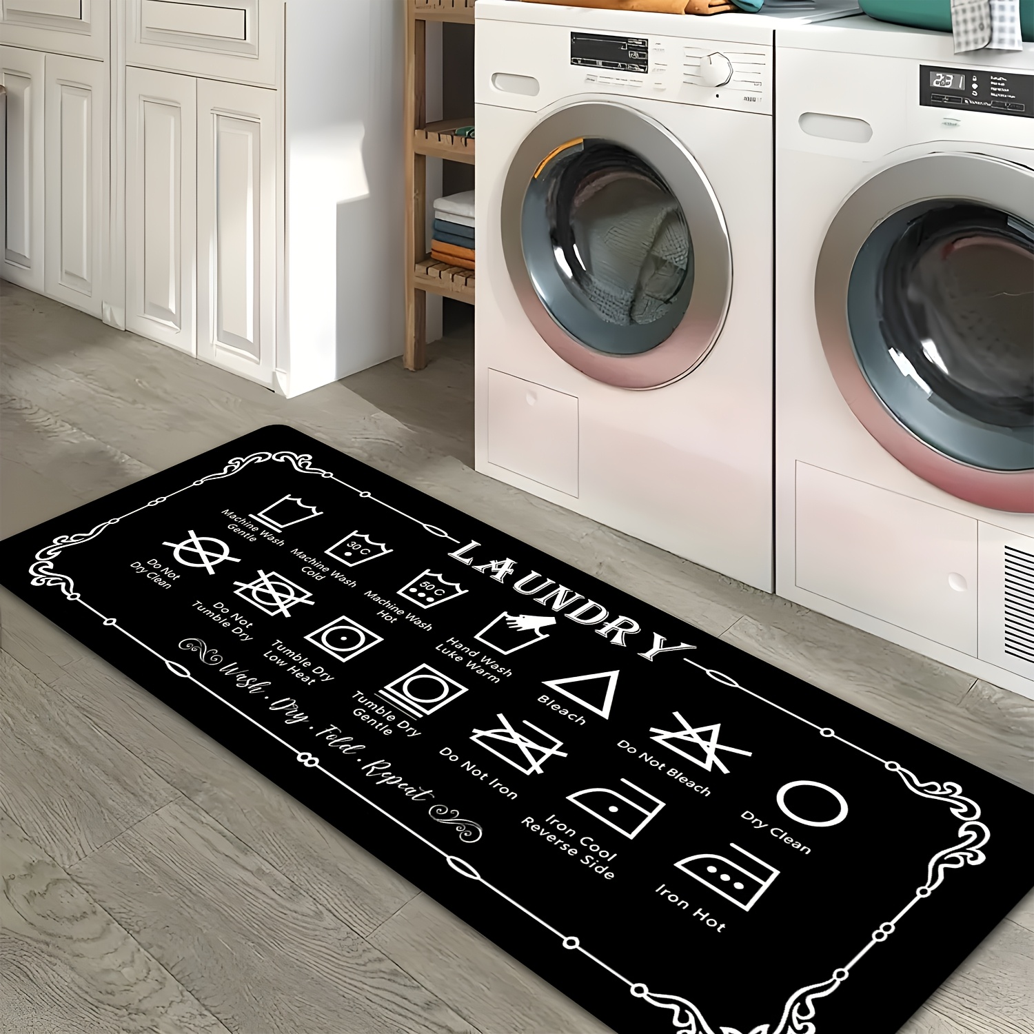 1 Piece Laundry Guide Mat - Bl - Travel Accessories Guide recension och pris