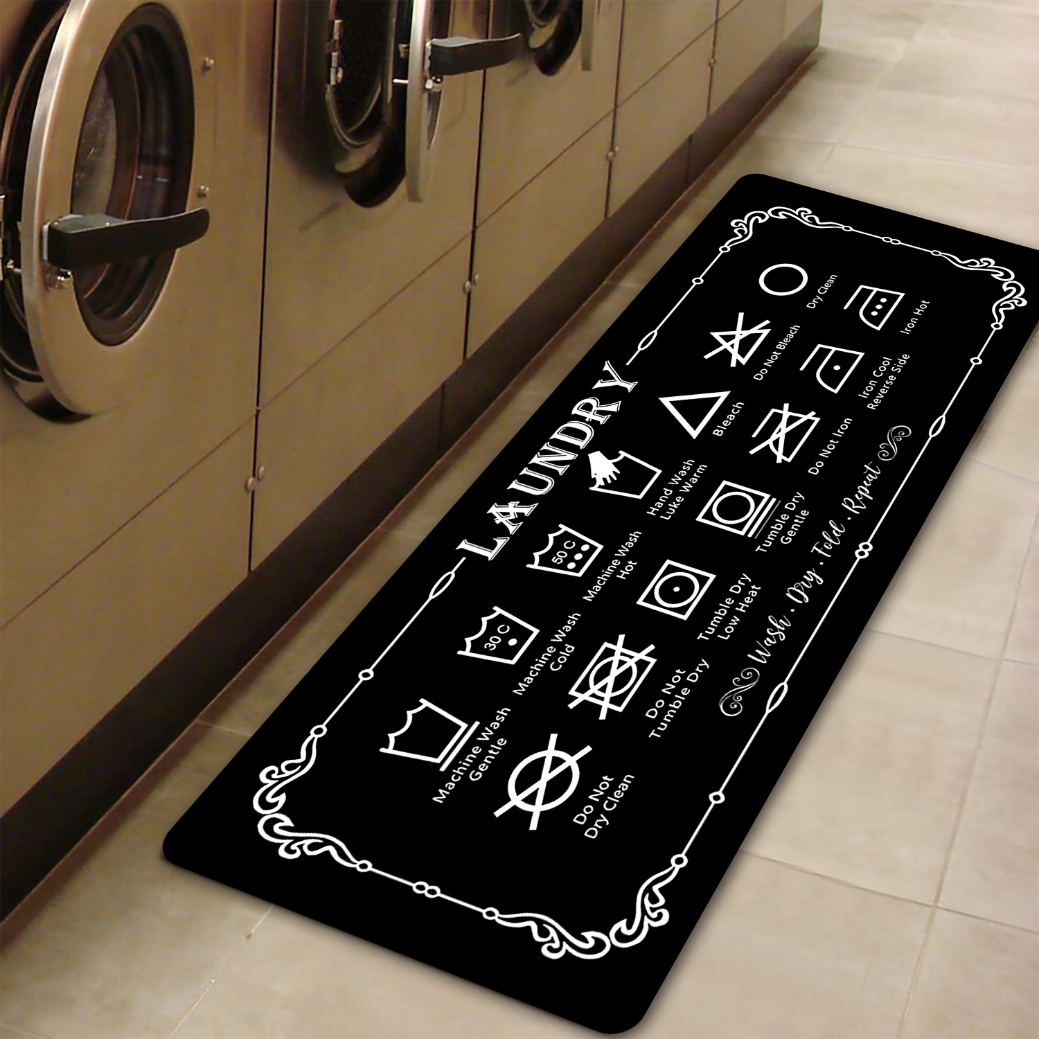 1 Piece Laundry Guide Mat - Bl - Travel Accessories Guide recension och pris